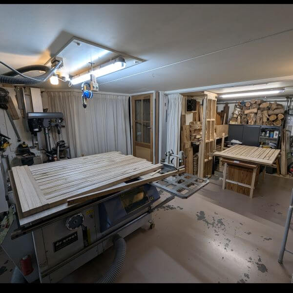 Stroken klaar voor patroonkeuze