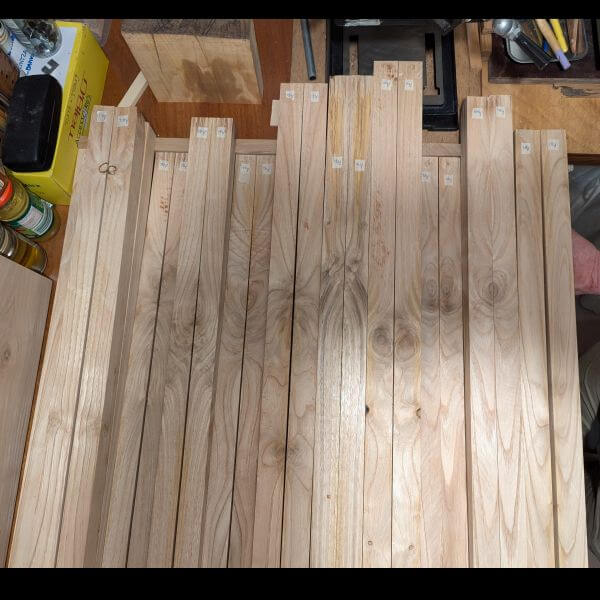 knoeststroken op patroon leggen