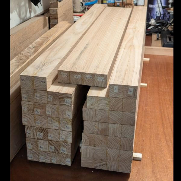 al deze onderdelen moeten aan elkaar een groot blad worden
