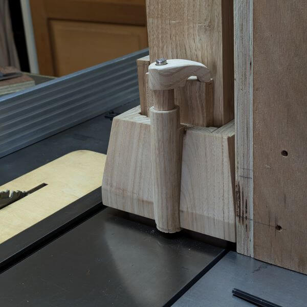proefpassing spie stelmechanisme in pootkrans