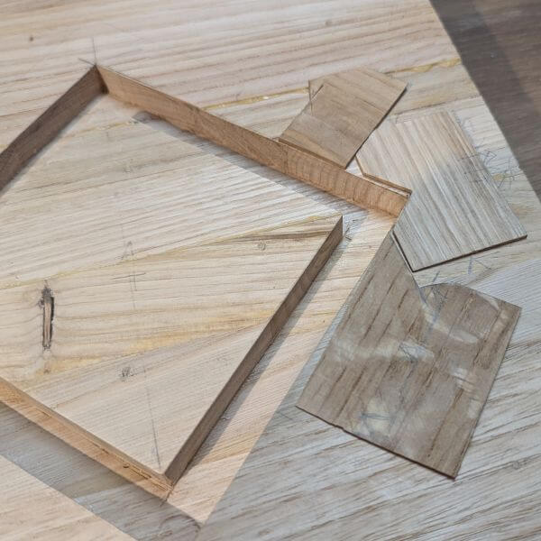 Puzzel van vulstukjes