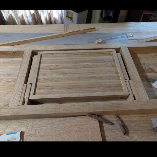 lade past perfect tussen steunframe