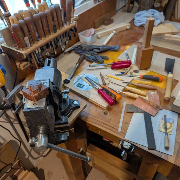 veel gereedschap nodig bij kleine wolvenkop