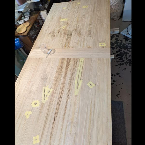 meer dan 10 kieren vullen met langzame epoxy