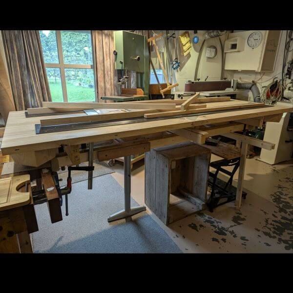 6 lijstdelen met domino's uitgelijnd 6 lijstdelen met domino's uitgelijnd