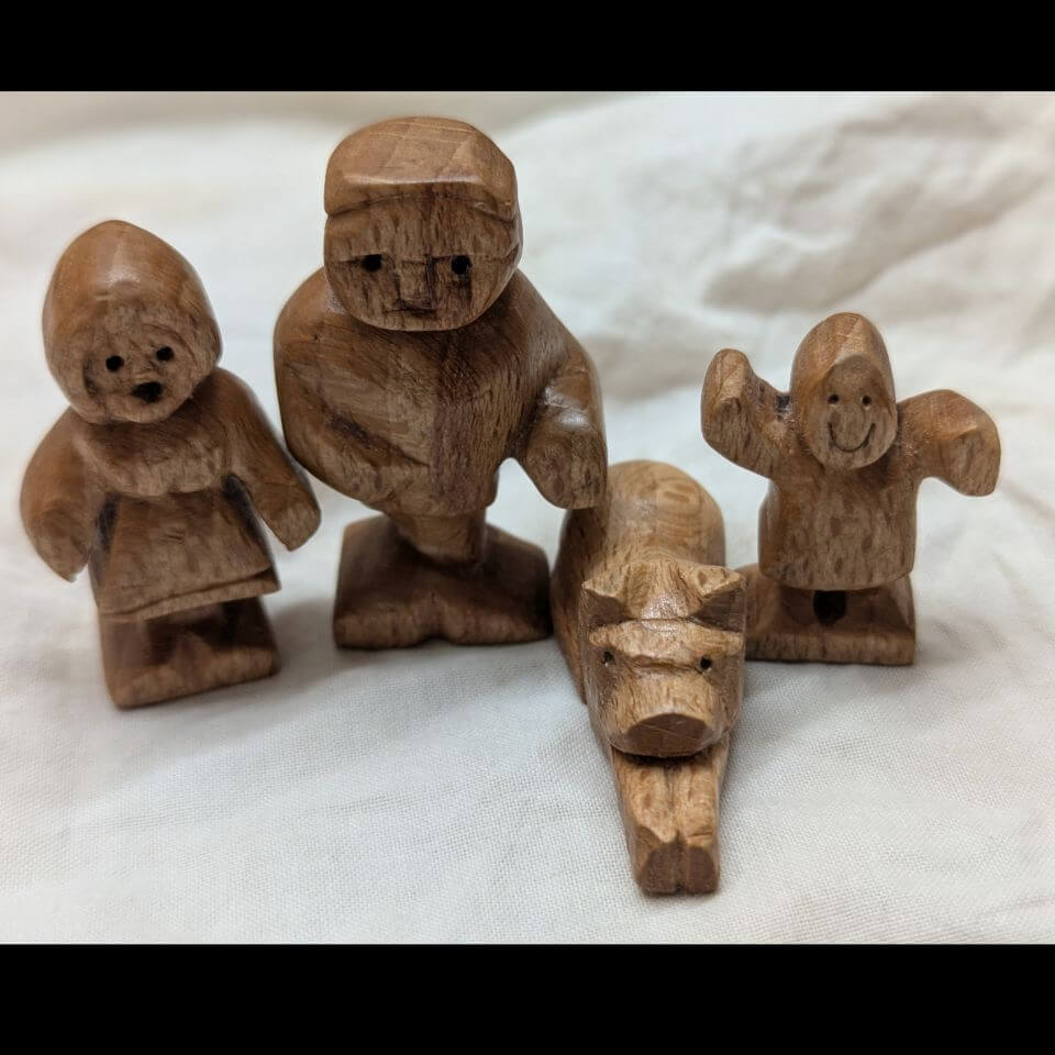 in luciferdoosjes zit familie van het kleine kleine mannetje