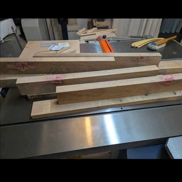 allemaal roze plekken op de poten