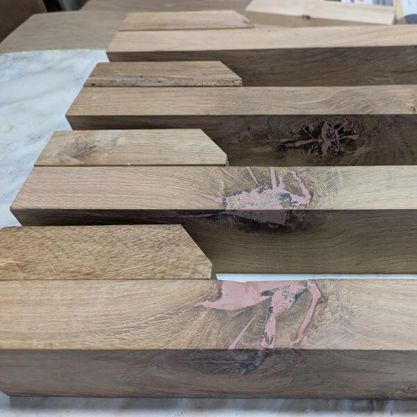 grote knoesten gevuld