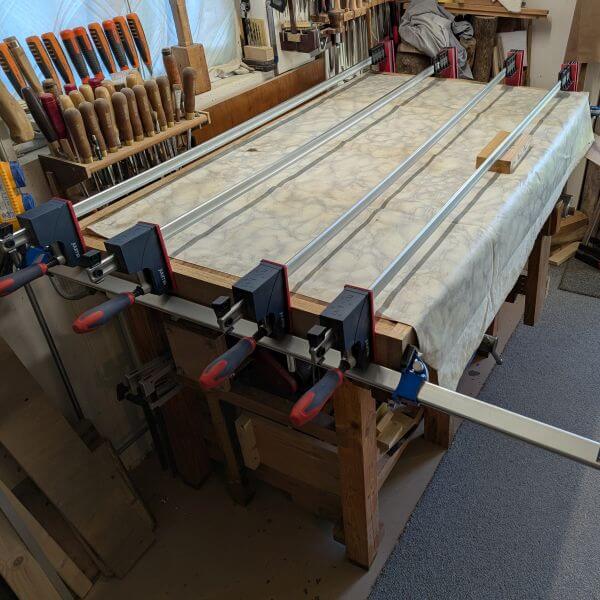 korte framelijsten tussen lange gepast