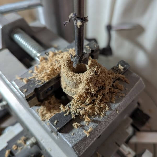 klinknagelkop uitboren