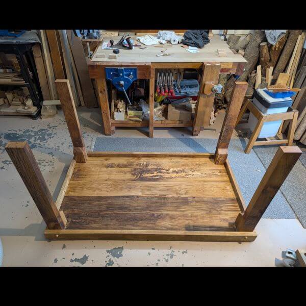 onderkant in olie gezet ter bescherming