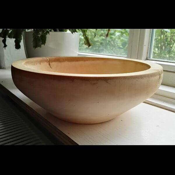 Berken schaal scheurtje lijkt onbelangrijk