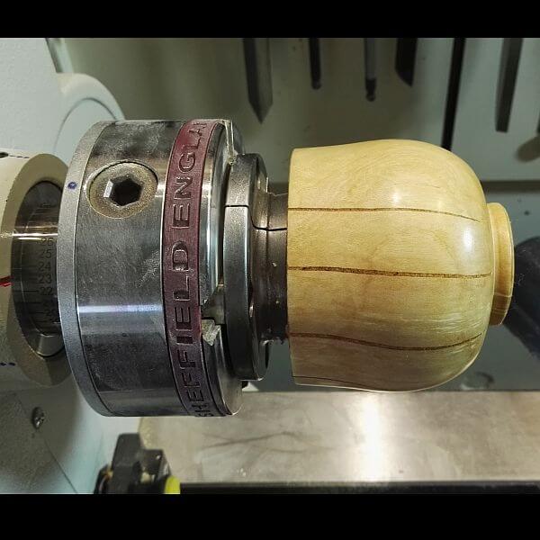 berken kommetje in de olie Berken kommetje. CA-lijm. Danish oil.