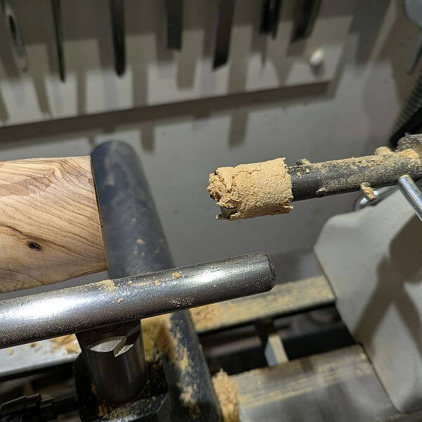 boor voert stof slecht af